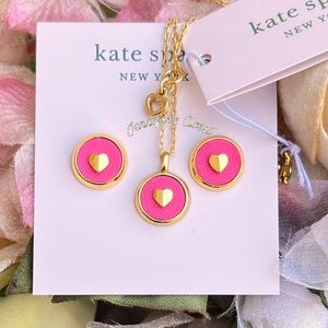 Kate Spade ♠️ Heart Mini Pendant Necklace Set